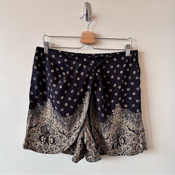ANTHROPOLOGIE-“HEI Hei” Luna Linen Blend Skirted Shorts (Size:Medium) - Picture 2 of 11